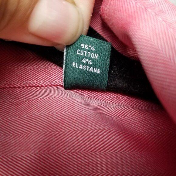 Lauren Ralph Lauren Shirt Mens XL Pink Button Up Regular Fit Long Sleeve *NWT* - Picture 8 of 13